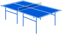 Table tennis table