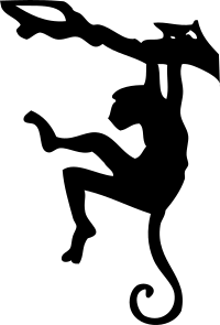 monkey silhouette