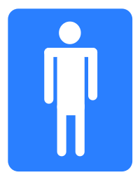 Men bathroom.