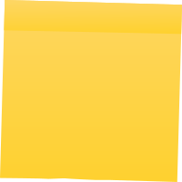 Yellow Post It Note