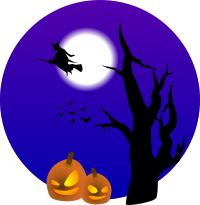 Halloween scene