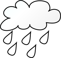 Rain Line Art