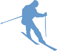ski silhoette