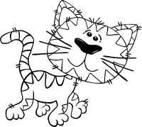 Cartoon Cat Walking