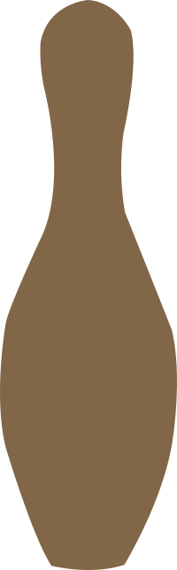 bowling pin brown