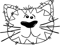 Cartoon Cat Face