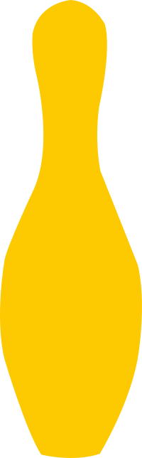 bowling pin yellow