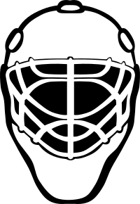 Goalie Mask Simple Bold