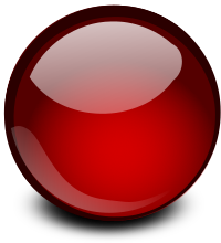 Red Glossy Orb