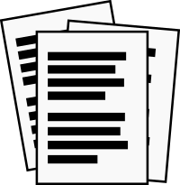 office-notes-line drawing