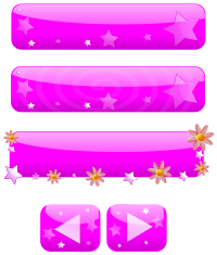 Pink girl buttons