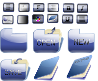 Bkue folder icons