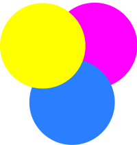 yellow magenta cyan
