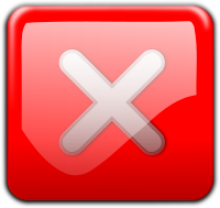 Close Button red