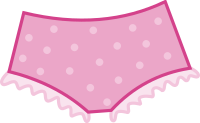 Pink dotted panties