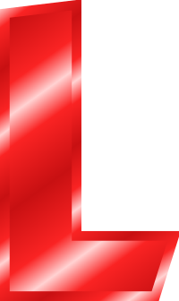 Effect Letters Alphabet red