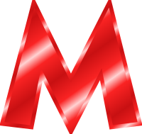 Effect Letters Alphabet red