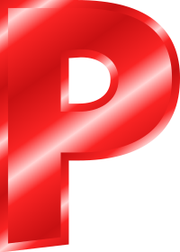 Effect Letters Alphabet red