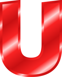 Effect Letters Alphabet red