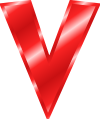 Effect Letters Alphabet red
