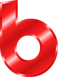 Effect Letters Alphabet red