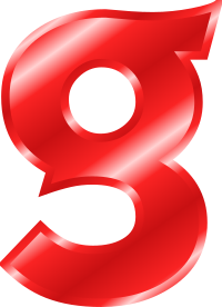 Effect Letters Alphabet red