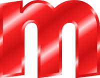 Effect Letters Alphabet red