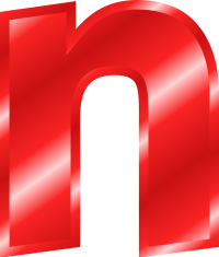 Effect Letters Alphabet red