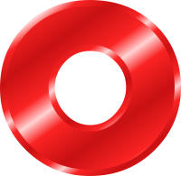 Effect Letters Alphabet red