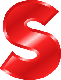 Effect Letters Alphabet red
