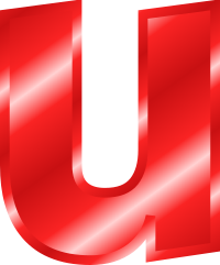 Effect Letters Alphabet red