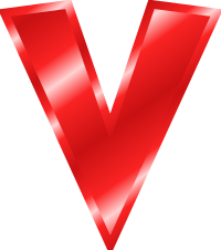 Effect Letters Alphabet red