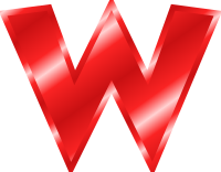 Effect Letters Alphabet red
