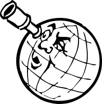 planet with spyglass