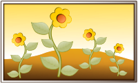 Flowers in field