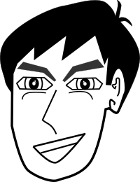 Man,Head,Toon