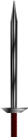 red handled logsword