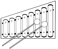Xylophone (outline)
