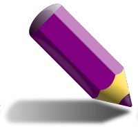 Violet pencil