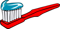 Toothbrush and toothpaste