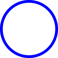 blue circle