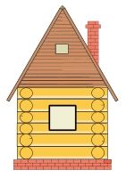 Russian wood house