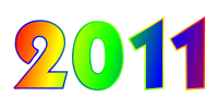 2011 rainbow sign