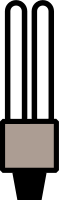 Energy-saving lightbulb (off)
