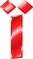 Effect Letters Alphabet red: Ï