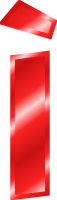 Effect Letters Alphabet red: Ì