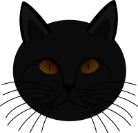 Black Cat Face