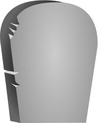 Halloween Rounded Tombstone