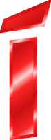 Effect Letters Alphabet red: Í