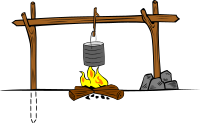 Campfires and cooking cranes